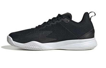 Мужские кроссовки теннисные Adidas Courtflash Speed - core black/cloud white/matte silver