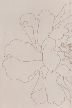 Постельное белье 2 спальное евро Luxberry Peony серое