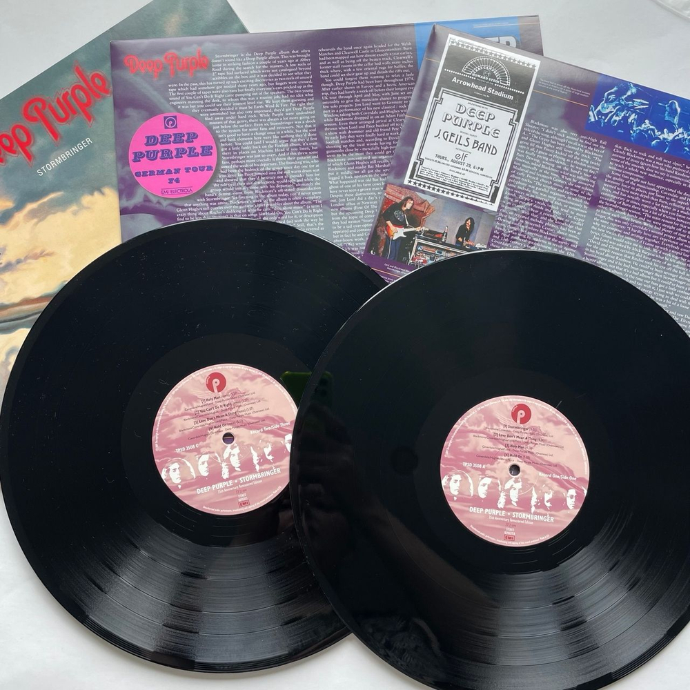 Винтажная виниловая пластинка LP Deep Purple Stormbringer (Англия 2009)