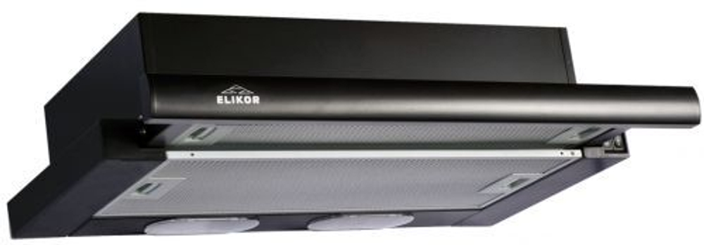 Встраиваемые вытяжки Эликор Интегра 60П-400-В2Л черн/черн.