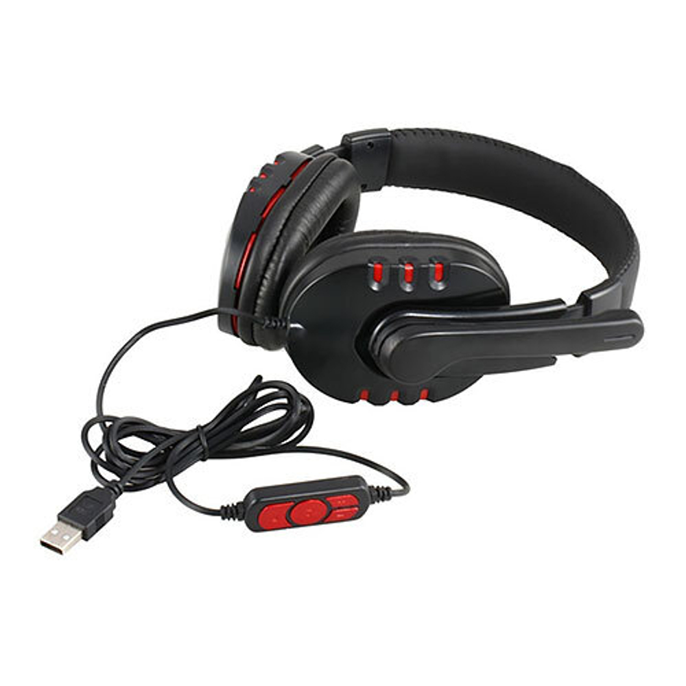Игровые наушники OVLENG Q-7 USB (черный)