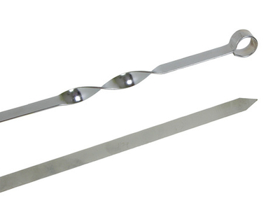 Шампур плоский 550*10*2,0мм нерж