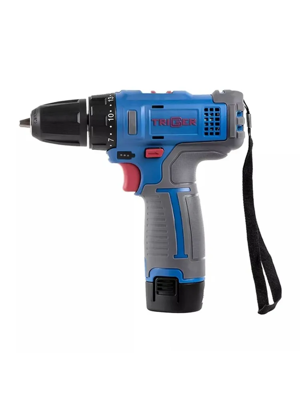 Дрель шуруповерт аккум 10мм 12В Li-ion 2х1,5Ач 20101