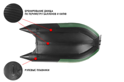 Лодка ПВХ STORMLINE Adventure Standard 360 + 2х-тактный лодочный мотор MIKATSU M9.9FHS