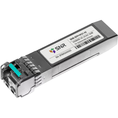 Оптический трансивер SNR SFP+ 10G WDM 40 км (Tx 1270 нм / Rx 1330 нм) (SNR-SFP+W37-40)