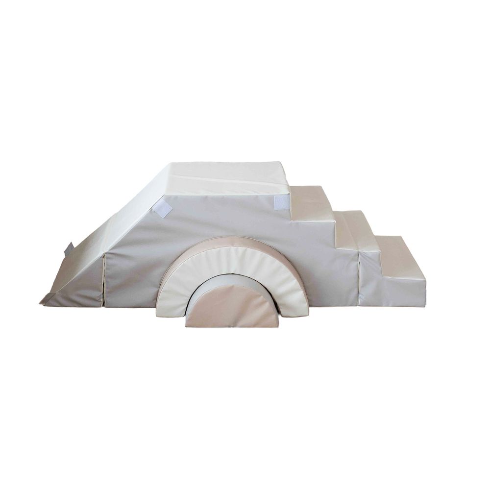 Мягкий игровой развивающий комплекс Romana "Лесенка с горкой" (Пастель)