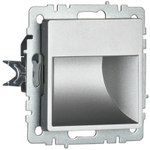 BRITE Подсветка светодиодная встраиваемая ПЛ20-БрА алюминий IEK