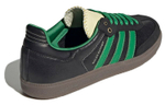 Wales Bonner x adidas originals Samba low-top sneakers for men and women in the same style black and green