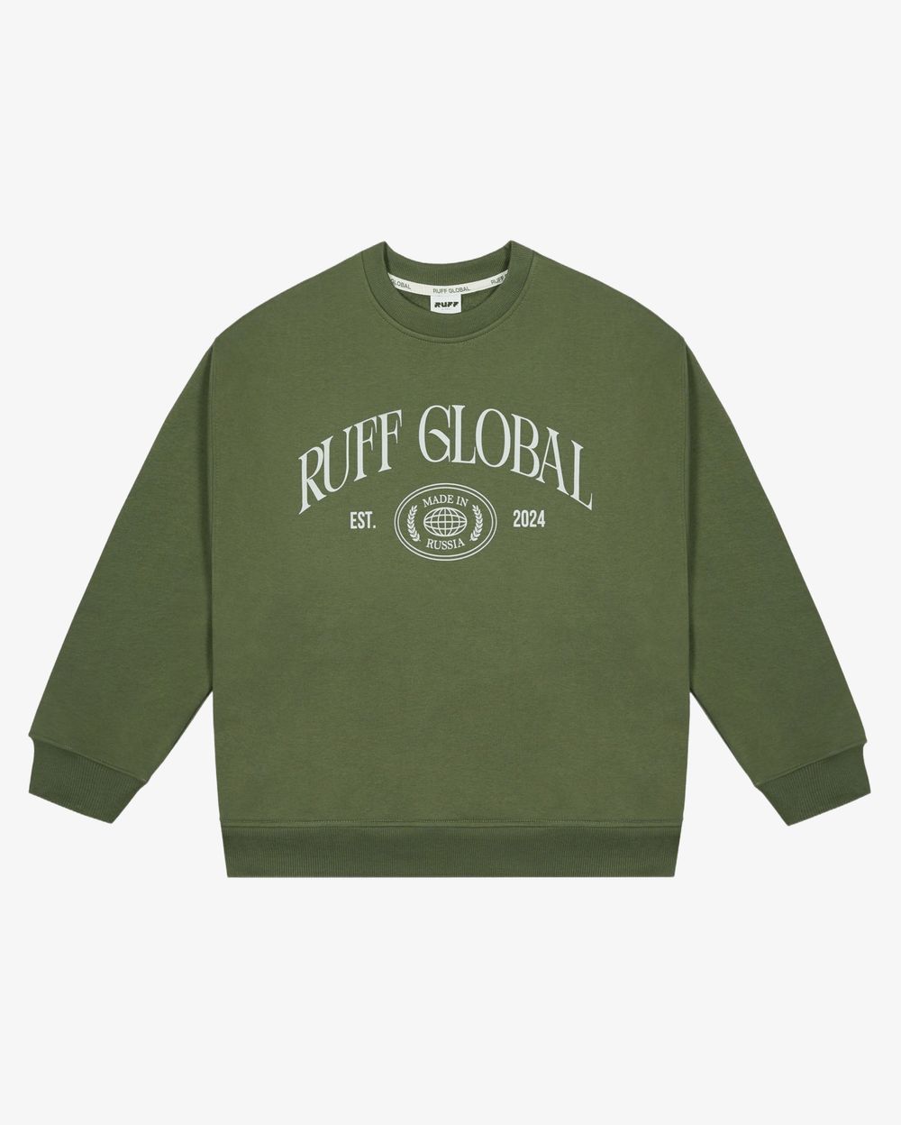 Толстовка Ruff Global Oversized хаки