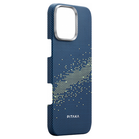 Чехол Pitaka Tactile Woven Case для iPhone 16 Pro Max StarPeak Milky Way Galaxy (KI1602PMYG)