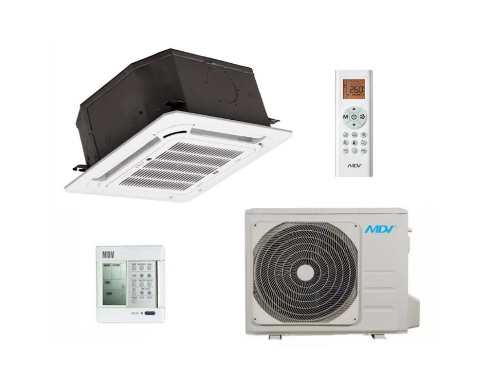 Кассетная сплит-система MDV MDCA4-12HRFN1/MDOU-12HFN1 inverter