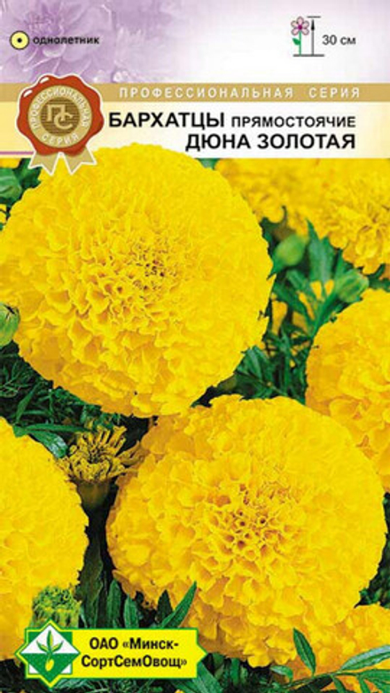 Бархатцы "Золотая Дюна" 10шт., Германия.