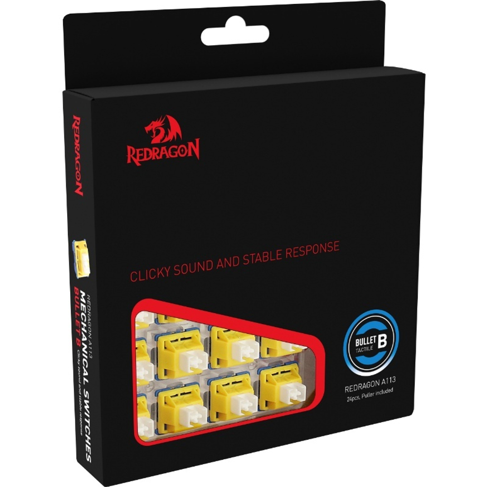 Redragon Переключатели Bullet B синий/белый,24 шт.