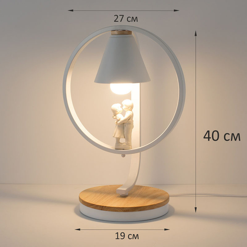 Настольная лампа Home Light Астерия MMD-LED E013-3-1xE27 белый