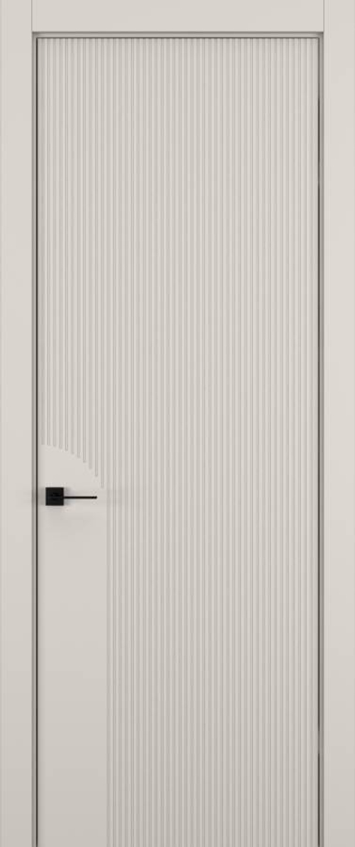 Дверь 2 VERTICAL Матовый Серый песок