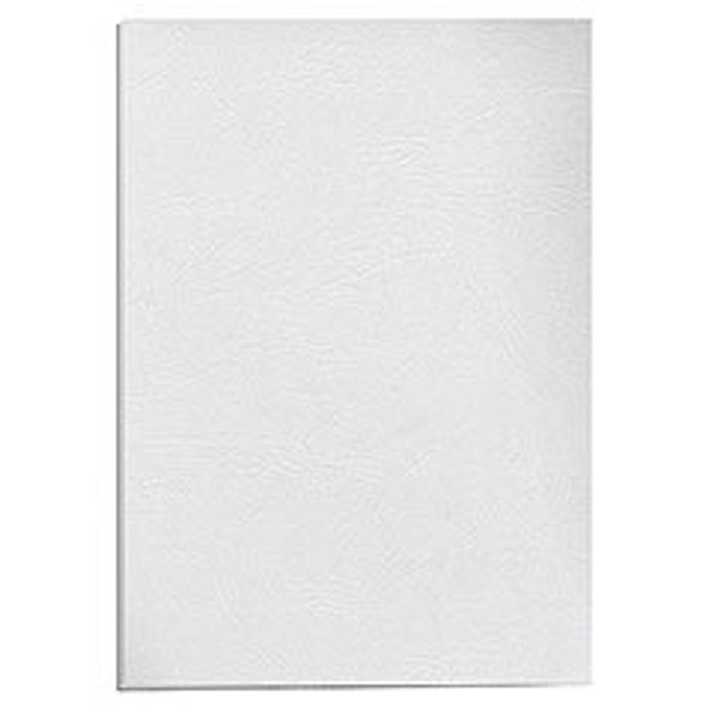 Обложки Delta A4,  Fellowes®, белые, 100 шт., картон с тиснением под кожу