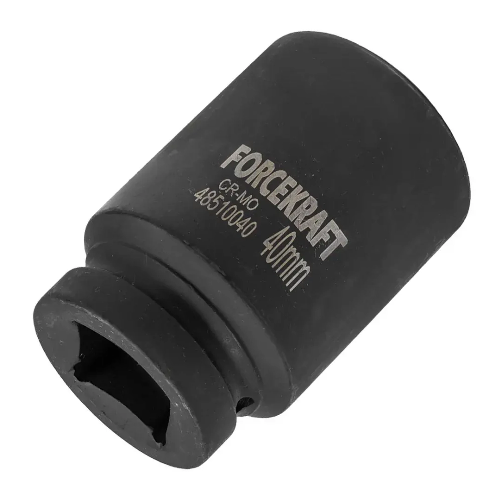Головка ударная глубокая 1'', 40мм (6гр) FORCEKRAFT FK-48510040