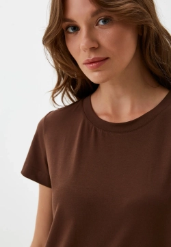 Футболка женская Anyday Icon T-shirt 01, цвет коричневый