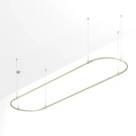 Основание ART-APRIORI-OVAL-HANG-4000x1000 (OG) (Arlight, IP20 Металл, 3 года) 054414