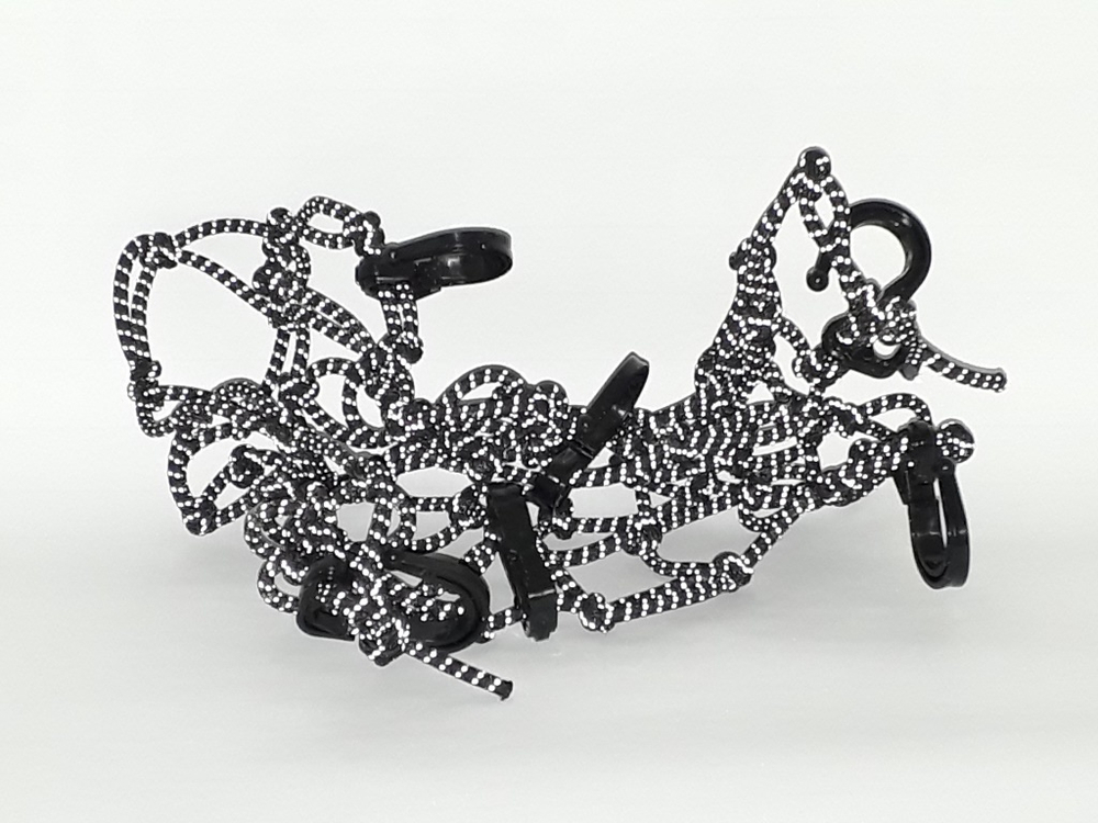 Багажная сетка REXWEAR со светоотражающей нитью 40*40см