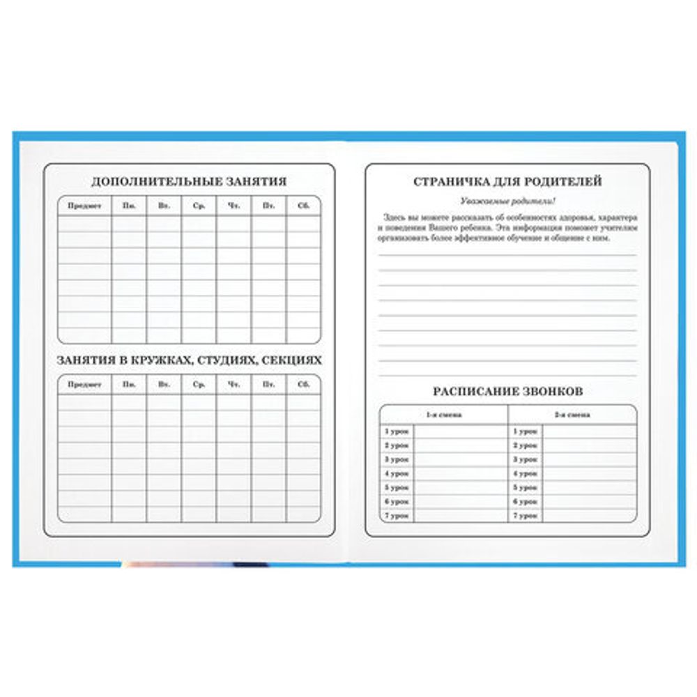 Дневник 1-4 класс 48 л., твердый, ЮНЛАНДИЯ, глянцевая ламинация, с подсказом, "Котик", 107147