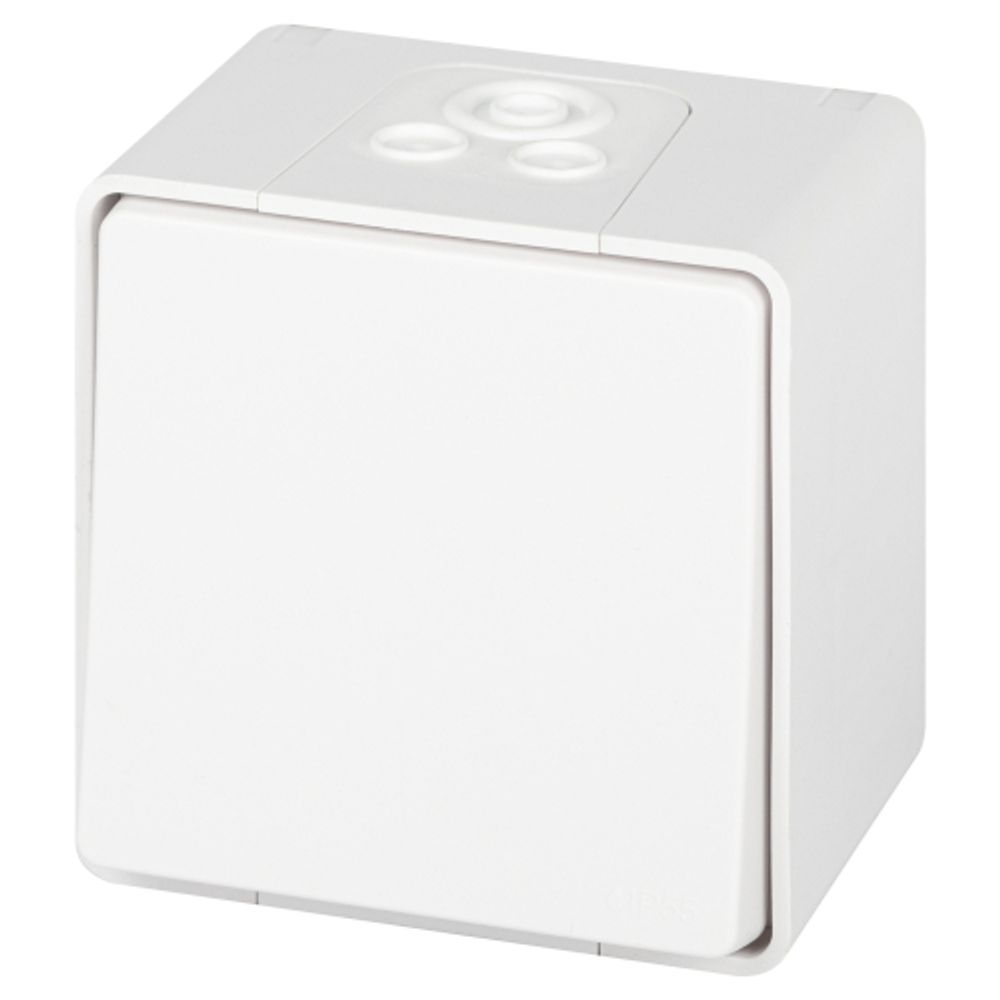 Выключатель ЭРА Эксперт 11-1501-01 IP55, 10АХ-250В, ОУ, белый