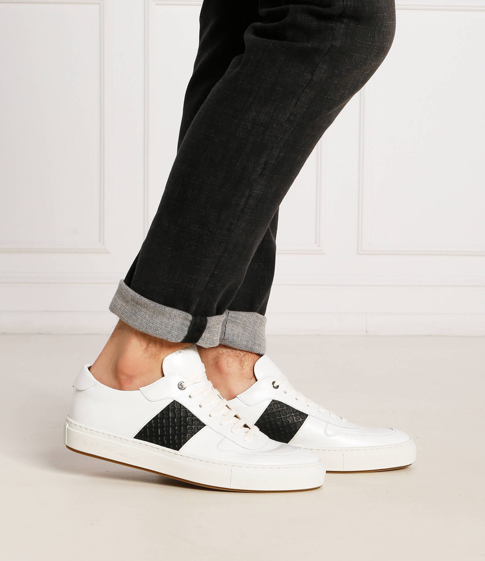 кожаные кроссовки mirage_tenn_nastp BOSS BLACK - белый(50478616)