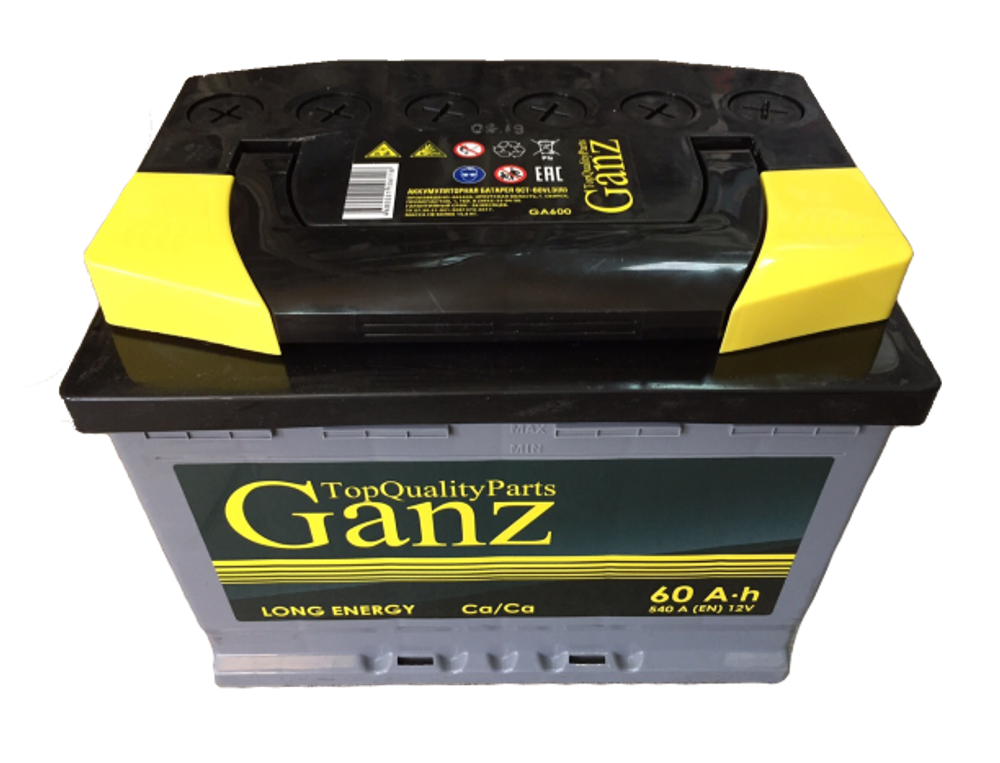 Аккумулятор Ganz 60 А/ч 242x175x190 EN540 GA601