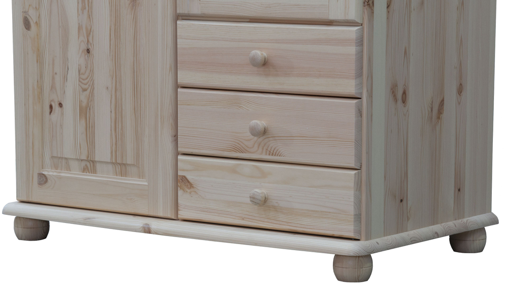 Шкаф 2 двери с ящиками деревянный Фалко