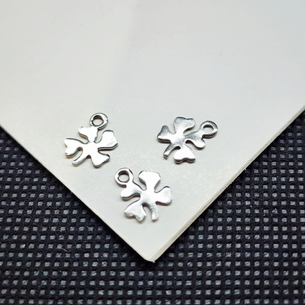 Подвеска клевер, сталь, 10мм, штучно