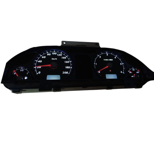 Светодиодная плата для панели ГАЗ/УАЗ (Универсальные) (белые шкалы, красные стрелки, белые дисплеи)