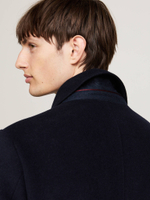 Хлопковое пальто Tommy Hilfiger - темно-синий(MW0MW36611)