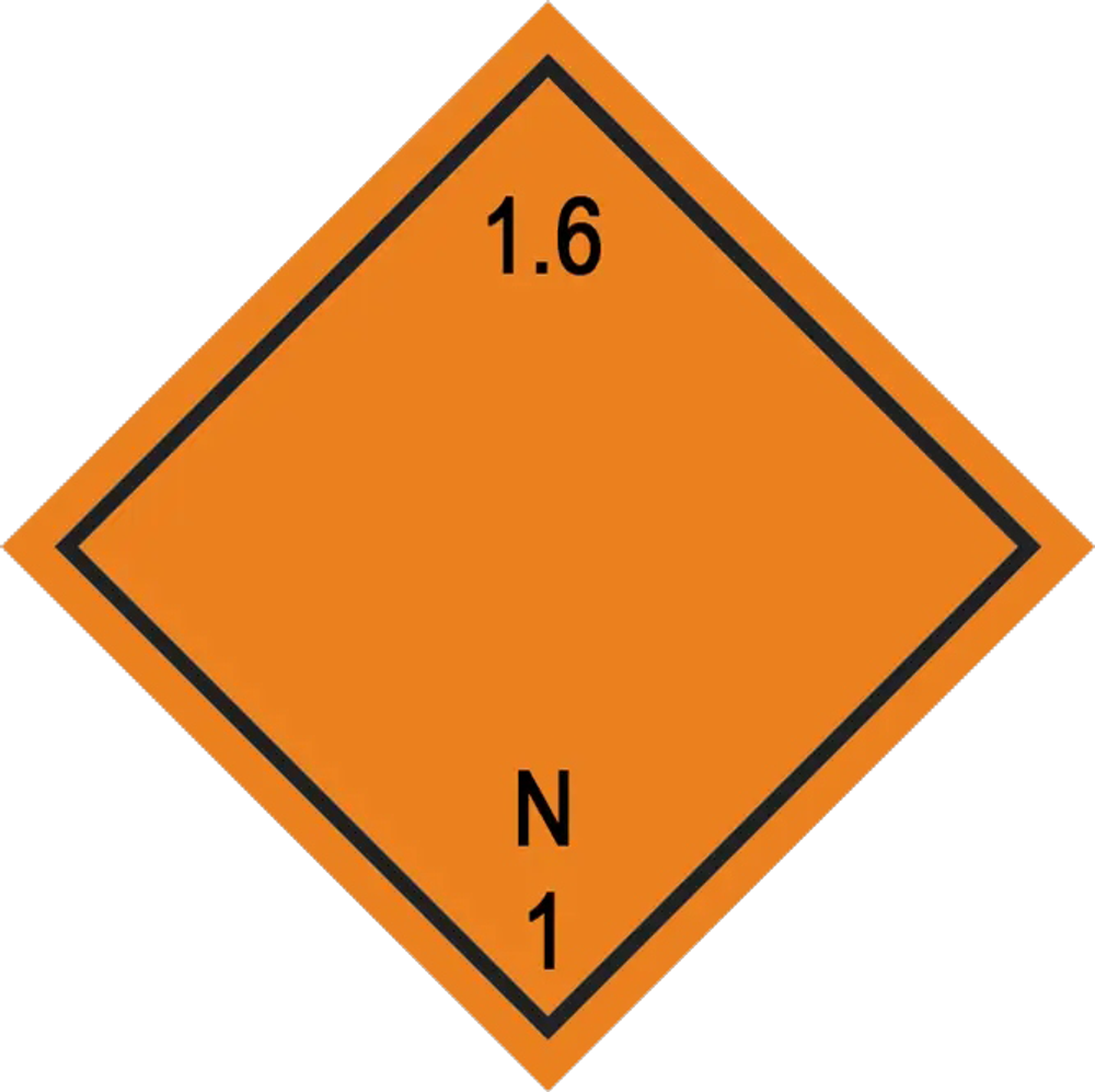 Класс 1. Подклассы 1.6 "Взрывчатые материалы"