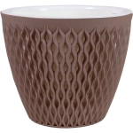 Кашпо для цветов пластиковое 3л d-17,1см «Версаль» Мокко