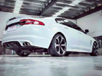 Карбоновый диффузор в стиле XFRS для Jaguar XF 2012-2015 Ягуар