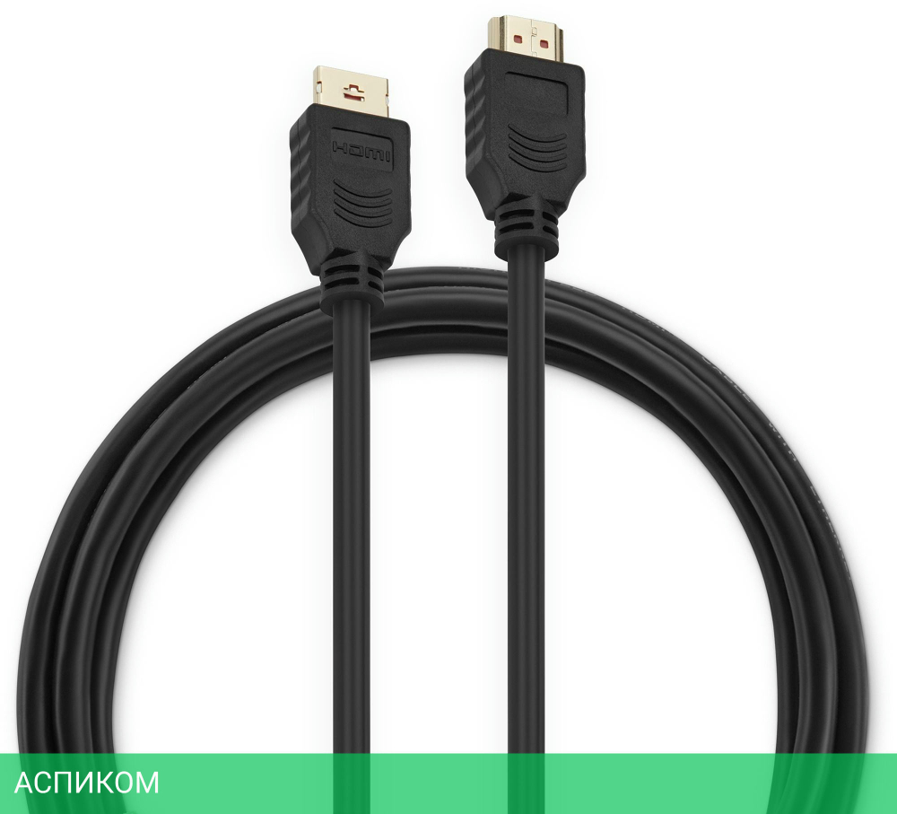 Кабель Buro HDMI 1.4 HDMI (m)/HDMI (m) 1,5м черный (BHP1.5M)