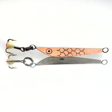 Зимняя блесна Маропедка 120 град., 60мм тройник, чеканка