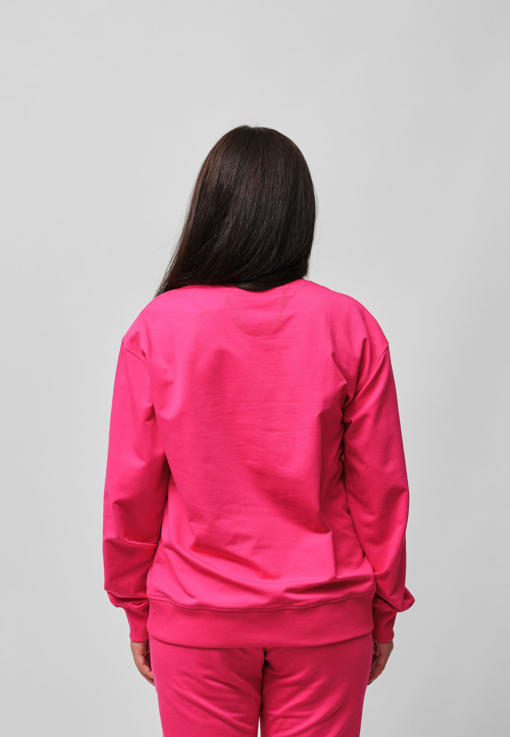 Свитшот QARLYGASH&QYZGALDAQ RASPBERRY PINK (ONLINE ONLY)