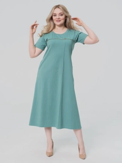 Платье трикотажное летнее трапеция