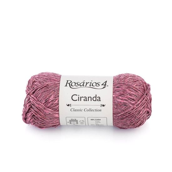 Пряжа ROSARIOS 4 Ciranda (48% лён, 24% хлопок, 24% вискоза, 4% полиэстер)
