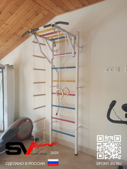 Монтаж шведской стенки Sv Sport в бетонные, кирпичные стены