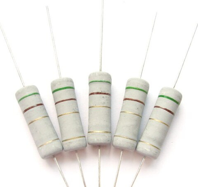 Резистор импорт MOF-2W:  5,1 Ом;