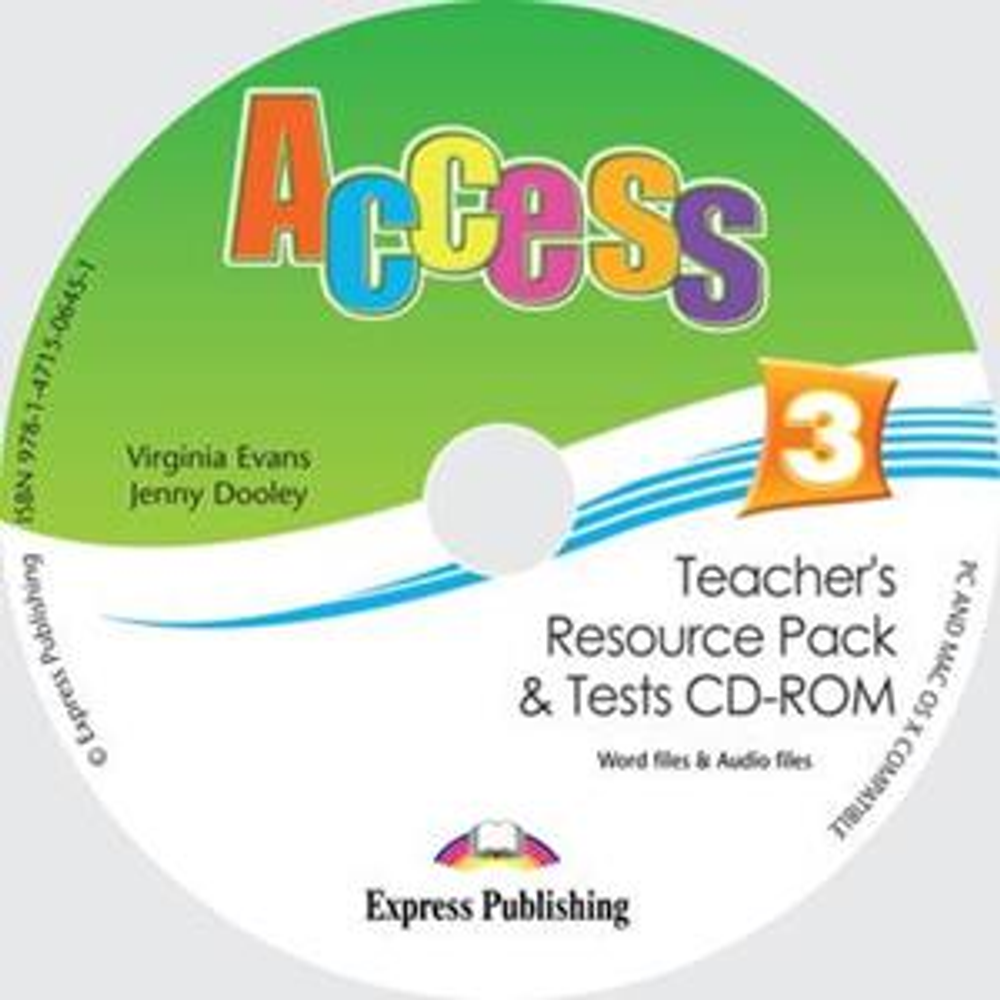 Access 3. Teacher&#39;s resource pack &amp; tests CD-ROM. CD-ROM для учителя к тестовым заданиям с дополнительными материалами