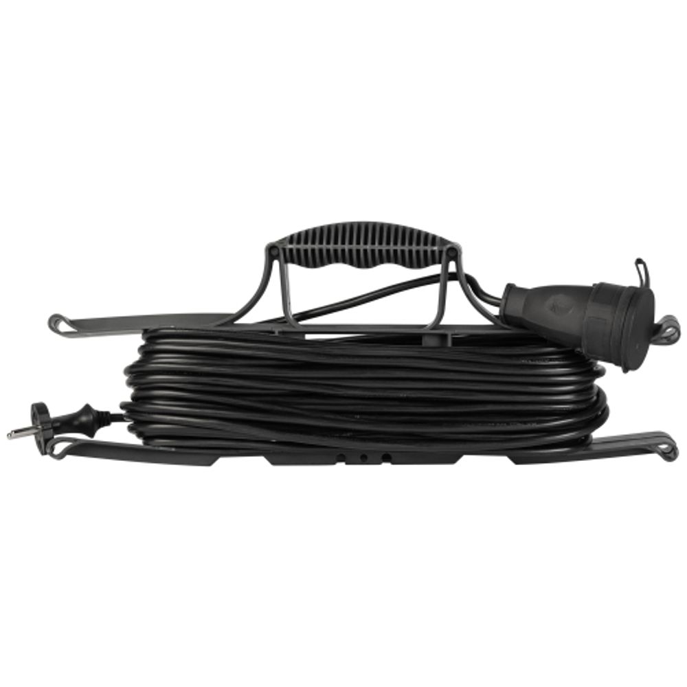 Удлинитель силовой ЭРА GREEN LINE FR-6-20m Greenline на рамке 1 розетка без заземления 20м ПВС 2x0.75мм2 | Силовые удлинители