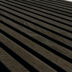 Акустическая панель РП 35 мм Грецкий орех (комплект из двух штук), 278x60 см