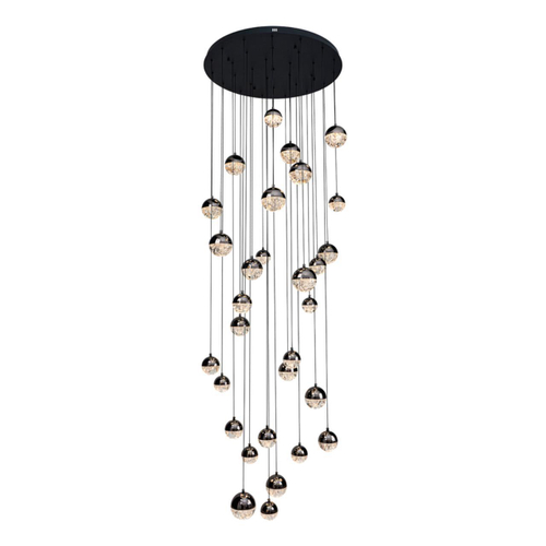 Подвесная светодиодная люстра Modelux ML.2408.30 BK