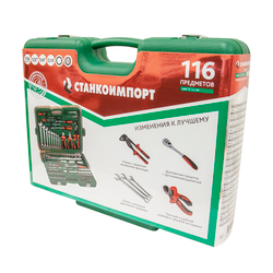 Набор инструмента (116 предметов) СТАНКОИМПОРТ НАБ.14.12.116