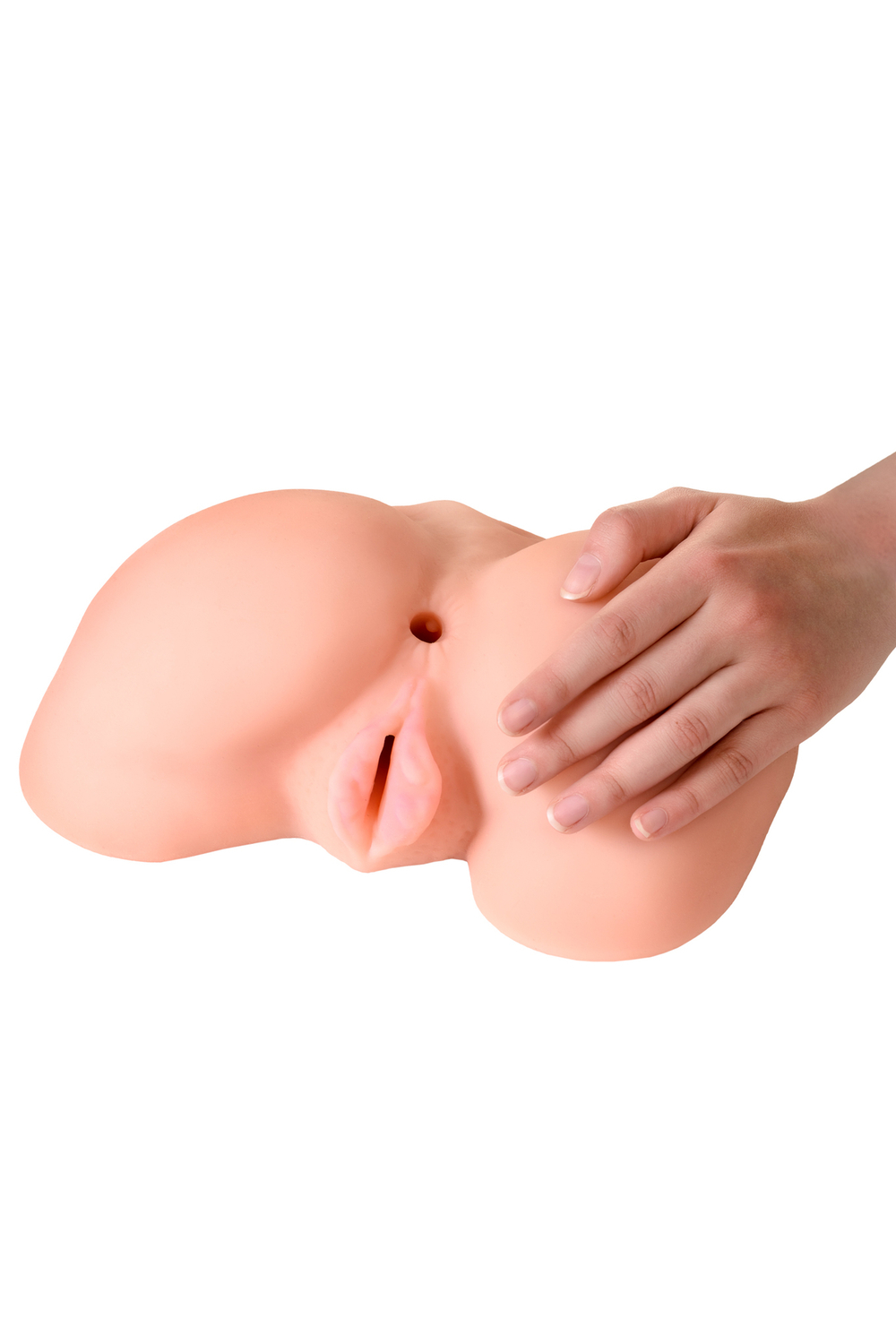Мастурбатор реалистичный TOYFA Juicy Pussy Scarlett с вибрацией, вагина и анус, TPR, телесный, 17 см