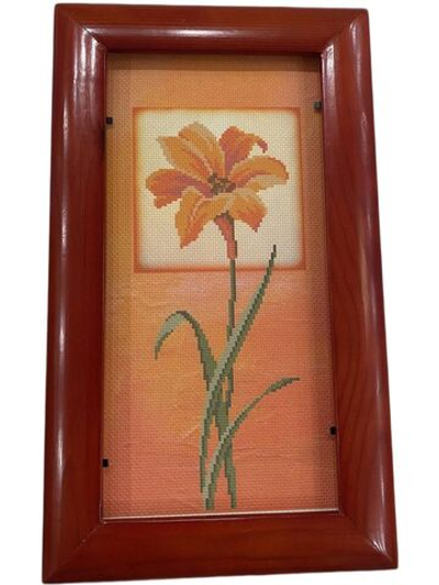 Набор для вышивания с деревянной рамкой (мулине 100% хлопок ) 23х39см Германия