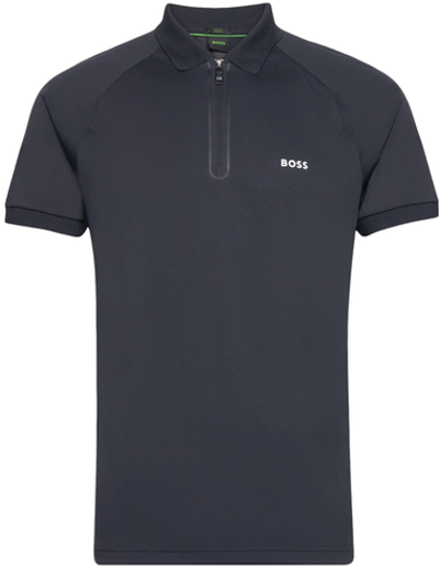 Мужское теннисное поло BOSS x Matteo Berrettini Philicular Polo - black